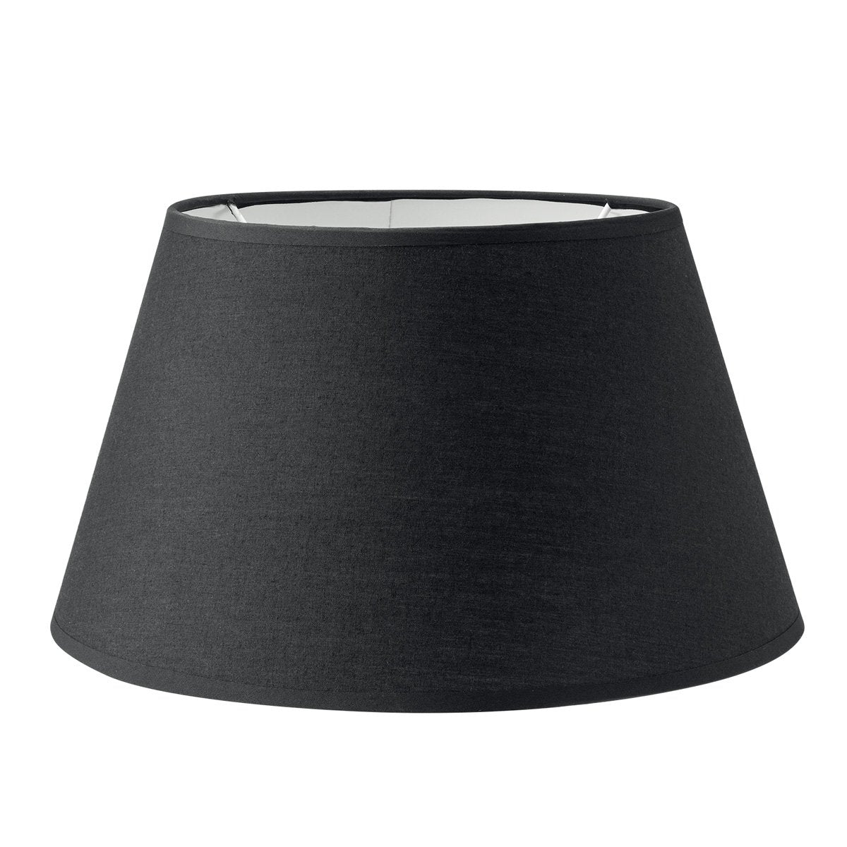 Home Sweet Home Lampenschirm Largo rund schwarz - B:30xT:30xH:17cm