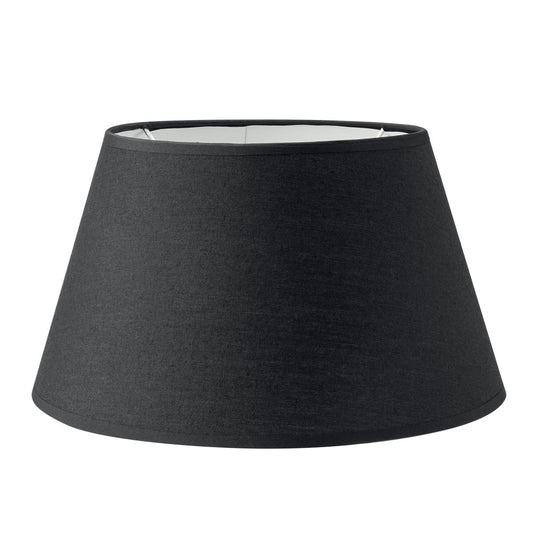 Home Sweet Home Lampenschirm Largo rund schwarz - B:30xT:30xH:17cm