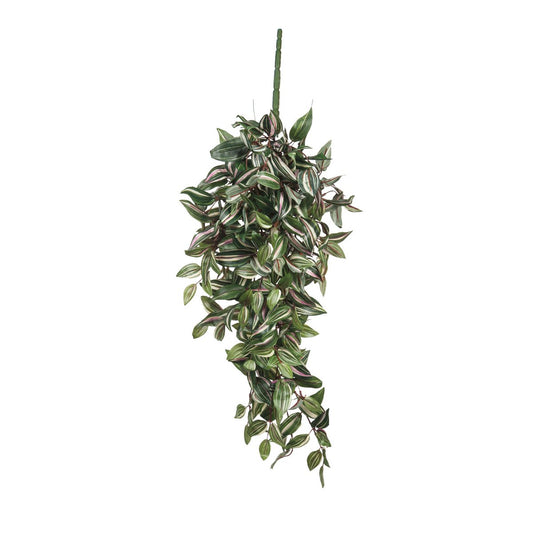 Tradescantia Künstliche Hängepflanze – L15 x B30 x H80 cm – Grün