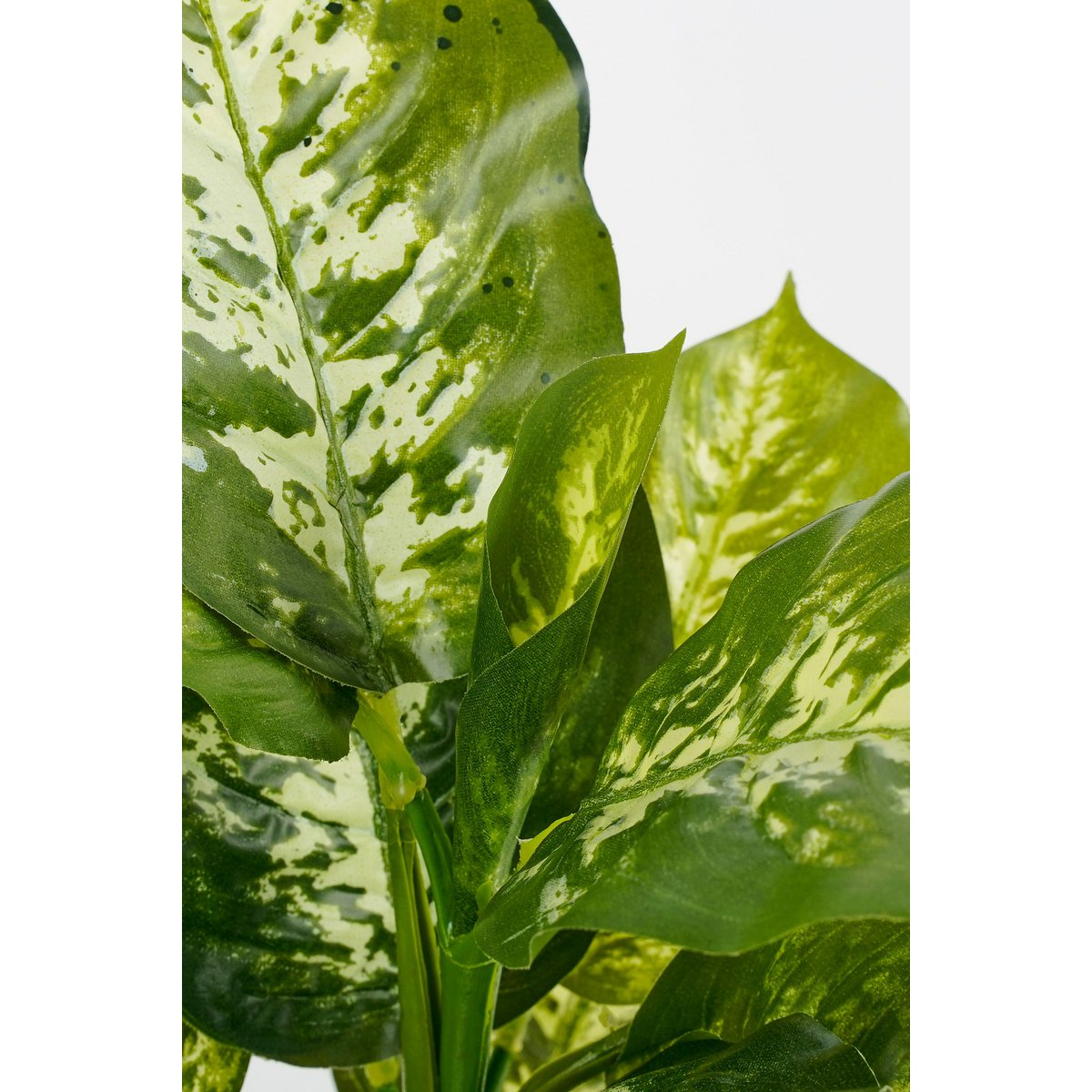 Künstliche Dieffenbachia-Pflanze im Blumentopf Stan – H40 x Ø30 cm – Grün
