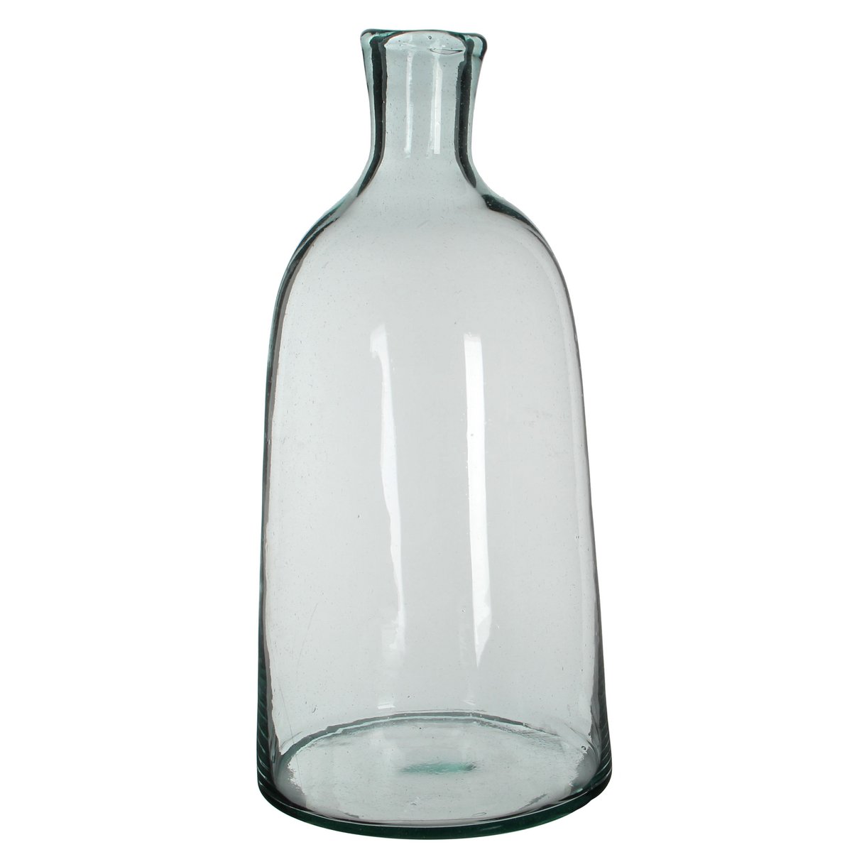 Florine Flaschenvase – H58 x Ø26 cm – Recyceltes Glas – Transparent