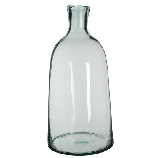 Florine Flaschenvase – H58 x Ø26 cm – Recyceltes Glas – Transparent