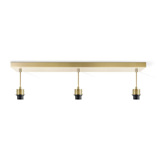 Home Sweet Home Pendelleuchte Beam 3S 65/9,5/15-100 cm – Messing