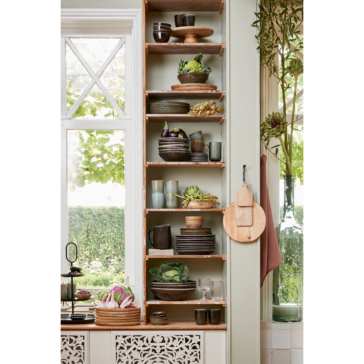 Duko Teller – Ø30 cm – 100 % FSC Mangoholz – Braun