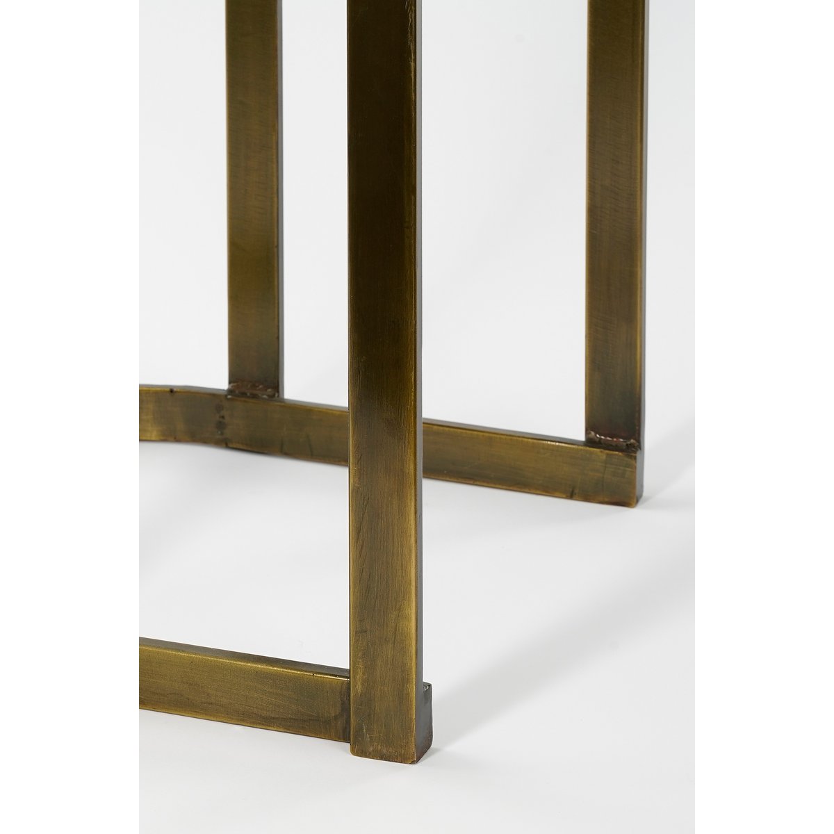 Kevin Beistelltisch – 2er-Set – L54 x B34 x H56 cm – Metall – Gold