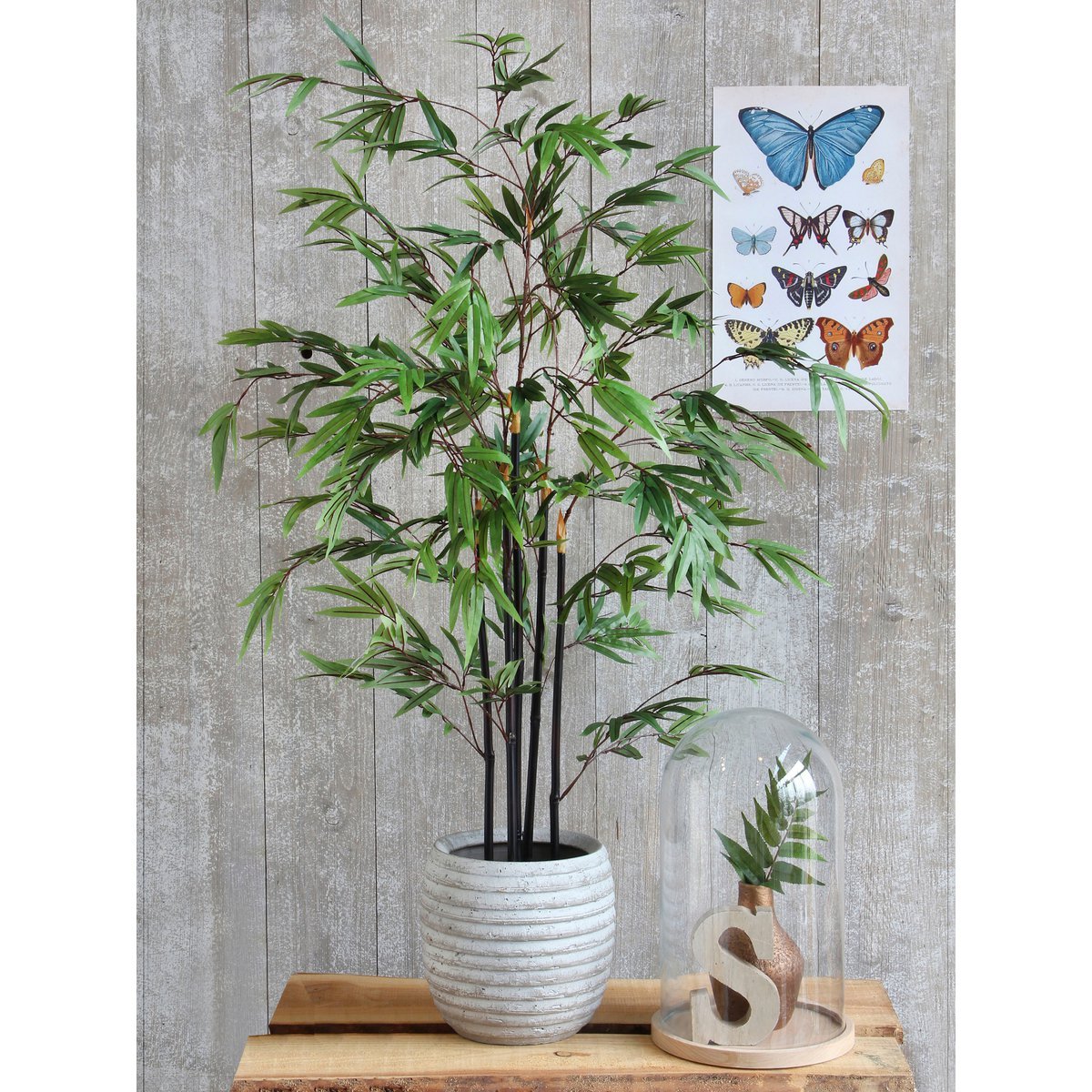 Künstliche Bambuspflanze – H120 x Ø75 cm – Grün
