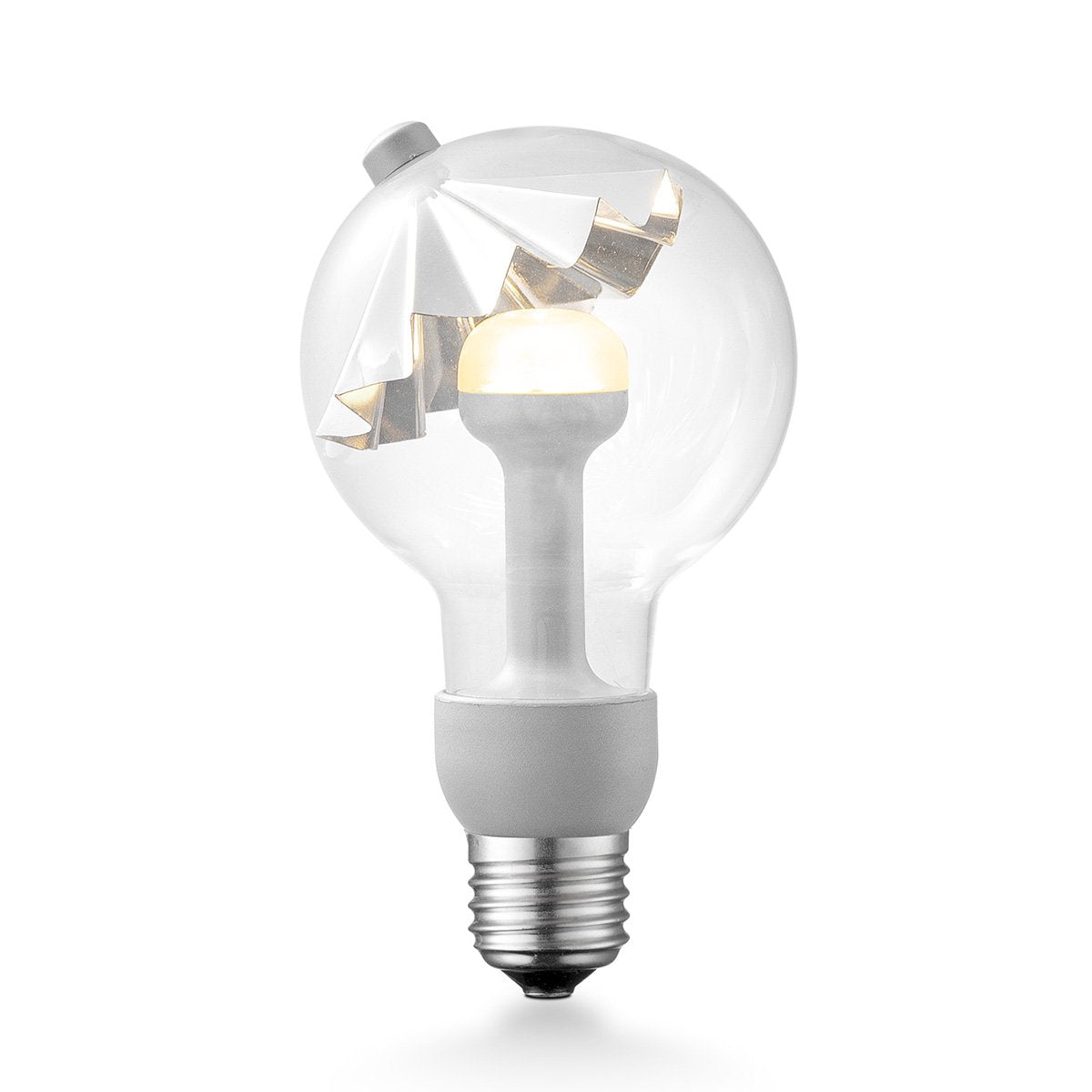 Home Sweet Home LED-Lampe Umbrella silber G80 E27 3W 220Lm 2700K