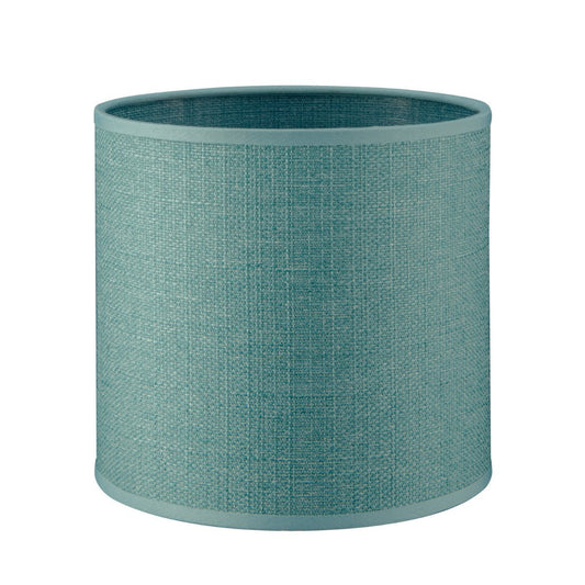 Home Sweet Home Lampenschirm Canvas türkis – B:16xT:16xH:15cm