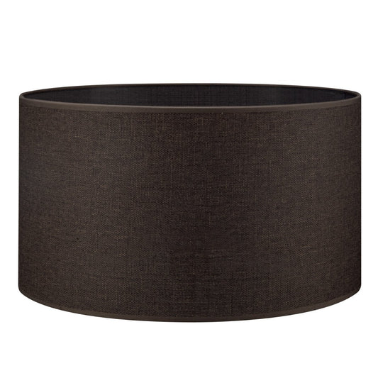 Home Sweet Home Lampenschirm Canvas dunkelbraun – B:40xT:40xH:22cm