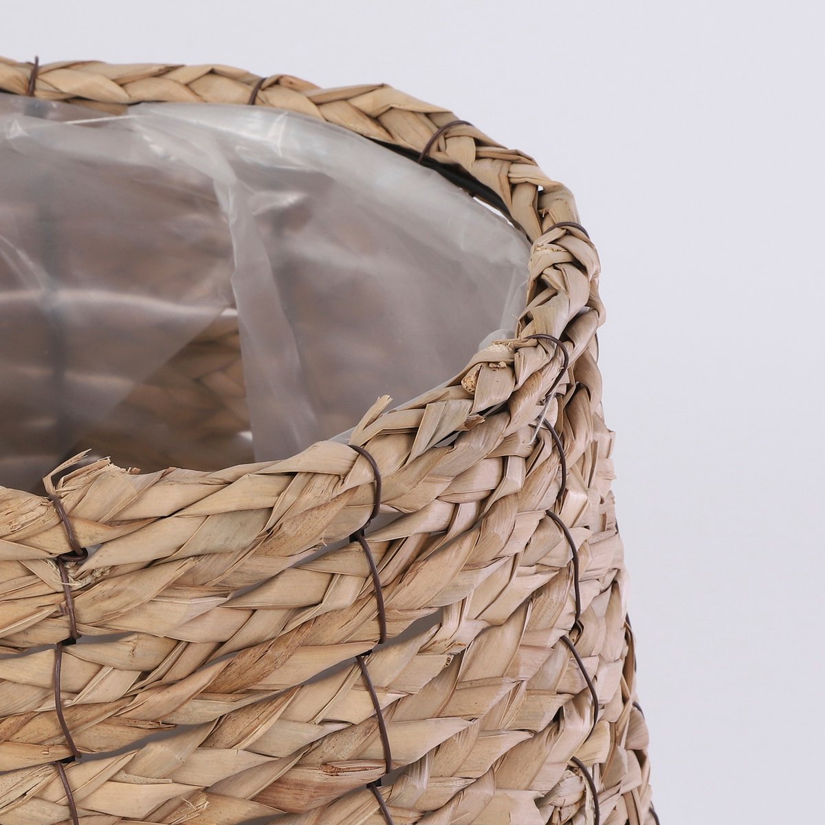 Avalon Korb für Pflanzen – H26 x Ø26 cm – Seegras – Hellbraun