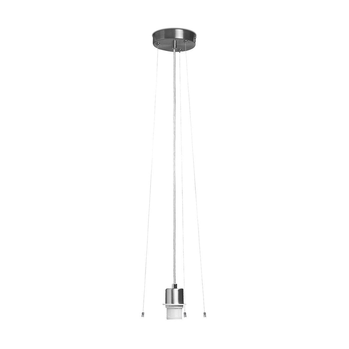 Home Sweet Home Pendelleuchte Hover D12,5x100cm-Gebürsteter Stahl