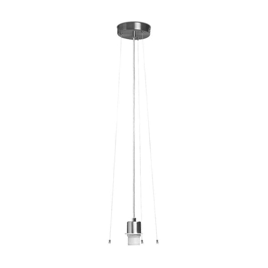 Home Sweet Home Pendelleuchte Hover D12,5x100cm-Gebürsteter Stahl