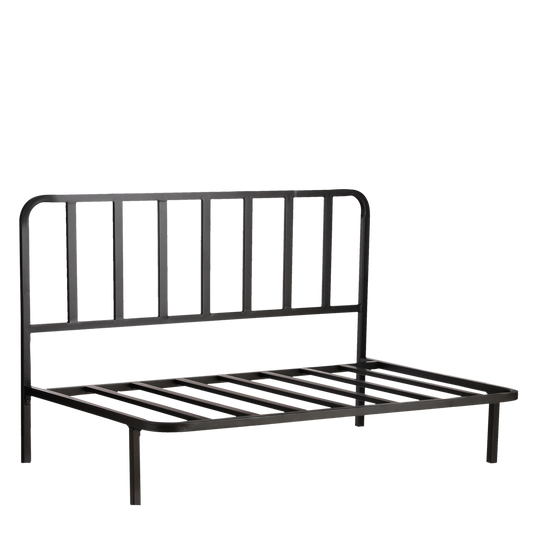 Celo Lounge-Sofa – L122 x B83 x H78 cm – Metall – Schwarz