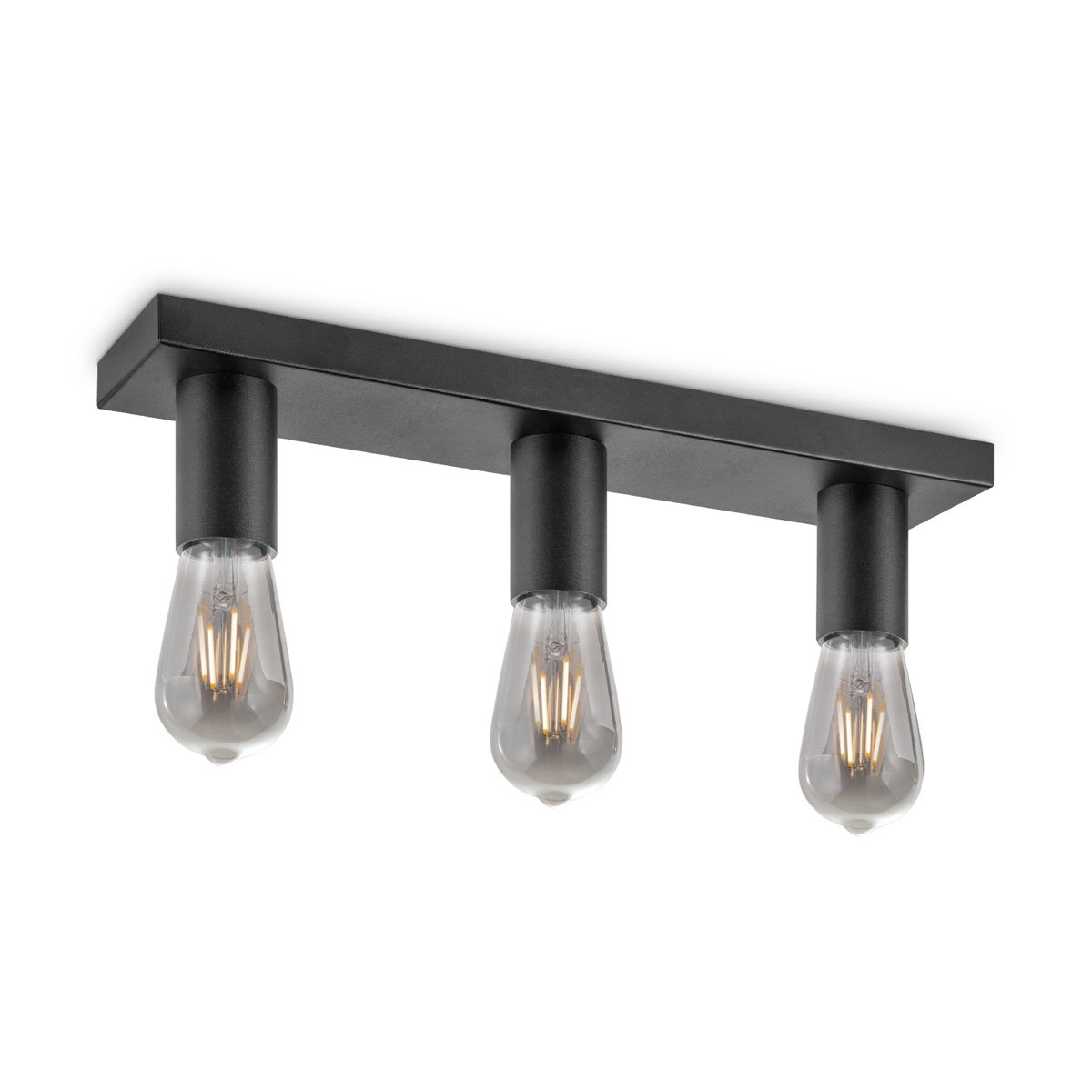 Home Sweet Home Aufbaustrahler Nitro 3 - inkl. dimmbarer LED-Lampe - Schwarz