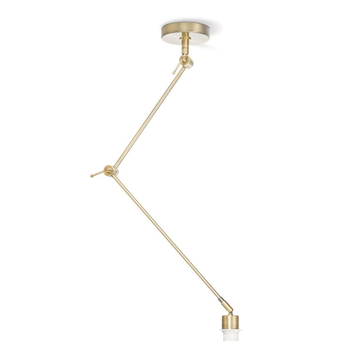 Home Sweet Home Pendelleuchte Shift 35/35/80 cm – Messing