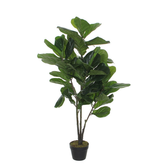 Künstliche Pflanze Ficus Lyrata – H120 x Ø60 cm – Grün