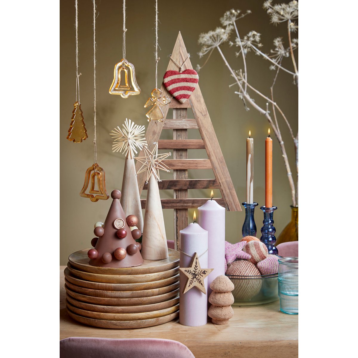 Duko Teller – Ø30 cm – 100 % FSC Mangoholz – Braun