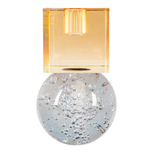 Kerzenhalter - Braun/Grau