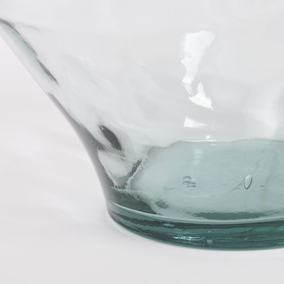 Kyara Flaschenvase – H46 x Ø38 cm – recyceltes Glas – transparent