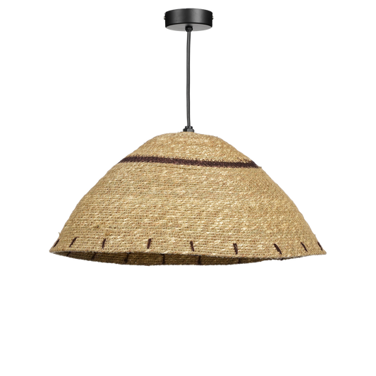 Joulz Hängelampe - H16 x Ø36 cm - Jute - Hellbraun