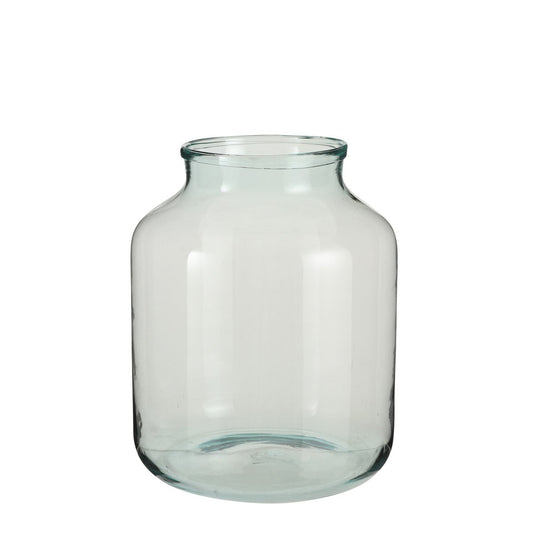 Vienne Vase - H42 x Ø29 cm - Recyceltes Glas - Transparent