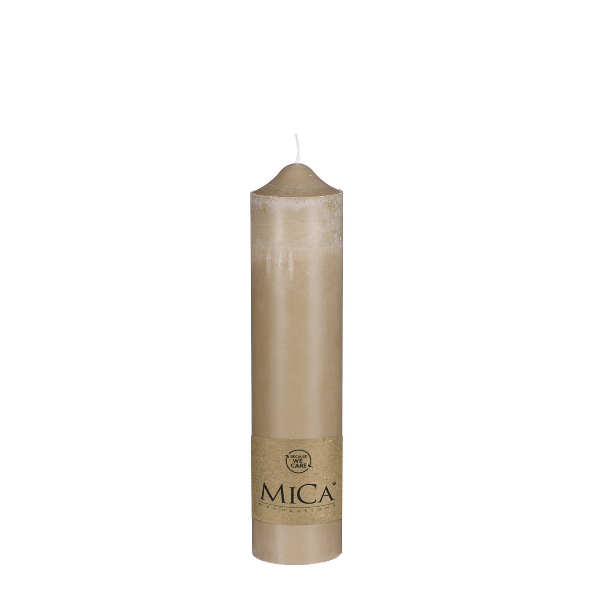 Kerze – H30 x Ø7 cm – Beige
