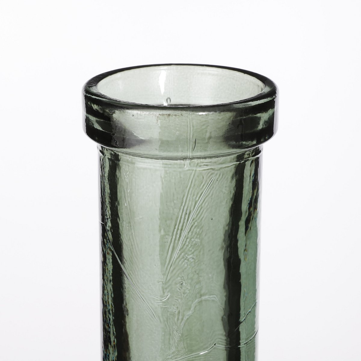 Rioja Flaschenvase - H100 x Ø21 cm - Recyceltes Glas - Grün