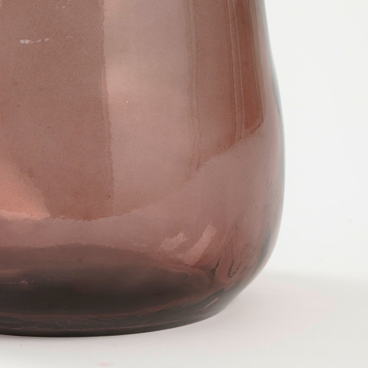 Pinto Vase - H51 x Ø22 cm - Recyceltes Glas - Dunkelbraun