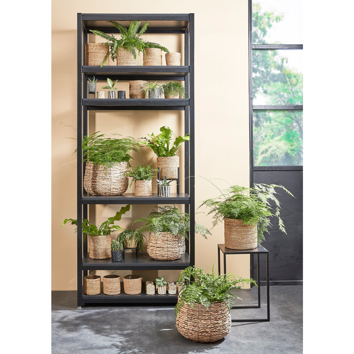 Avalon Korb für Pflanzen – H26 x Ø26 cm – Seegras – Hellbraun