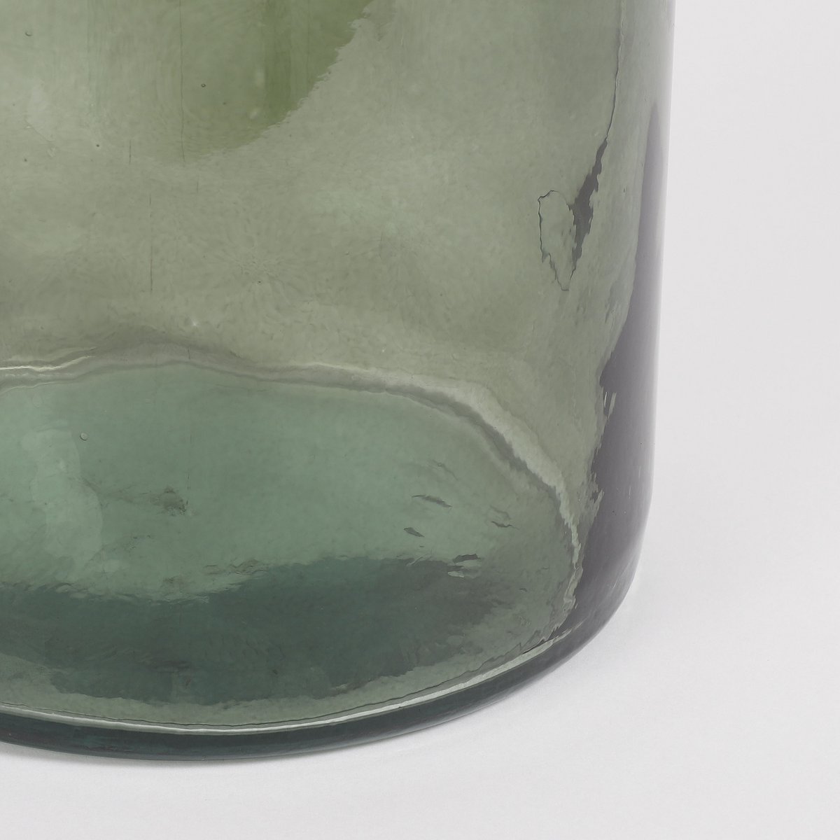 Rioja Flaschenvase - H100 x Ø21 cm - Recyceltes Glas - Grün