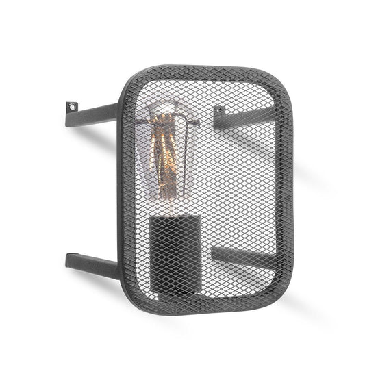 Home Sweet Home Moderne Wandleuchte Weave | 15/15/20cm | Schwarz | E27