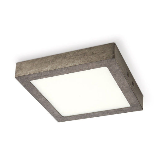 Home Sweet Home LED-Deckenleuchte Ska – Anthrazit – Quadratisch 22/22/3,6 cm