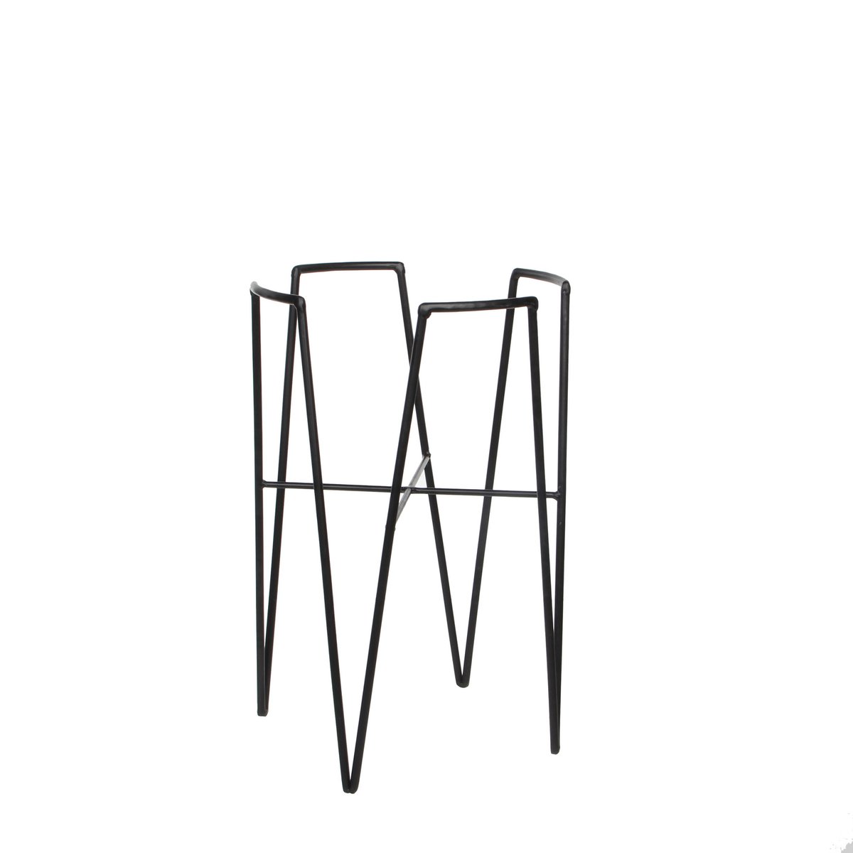 Blom Pflanzenständer – L25 x B25 x H38 cm – Metall – Schwarz