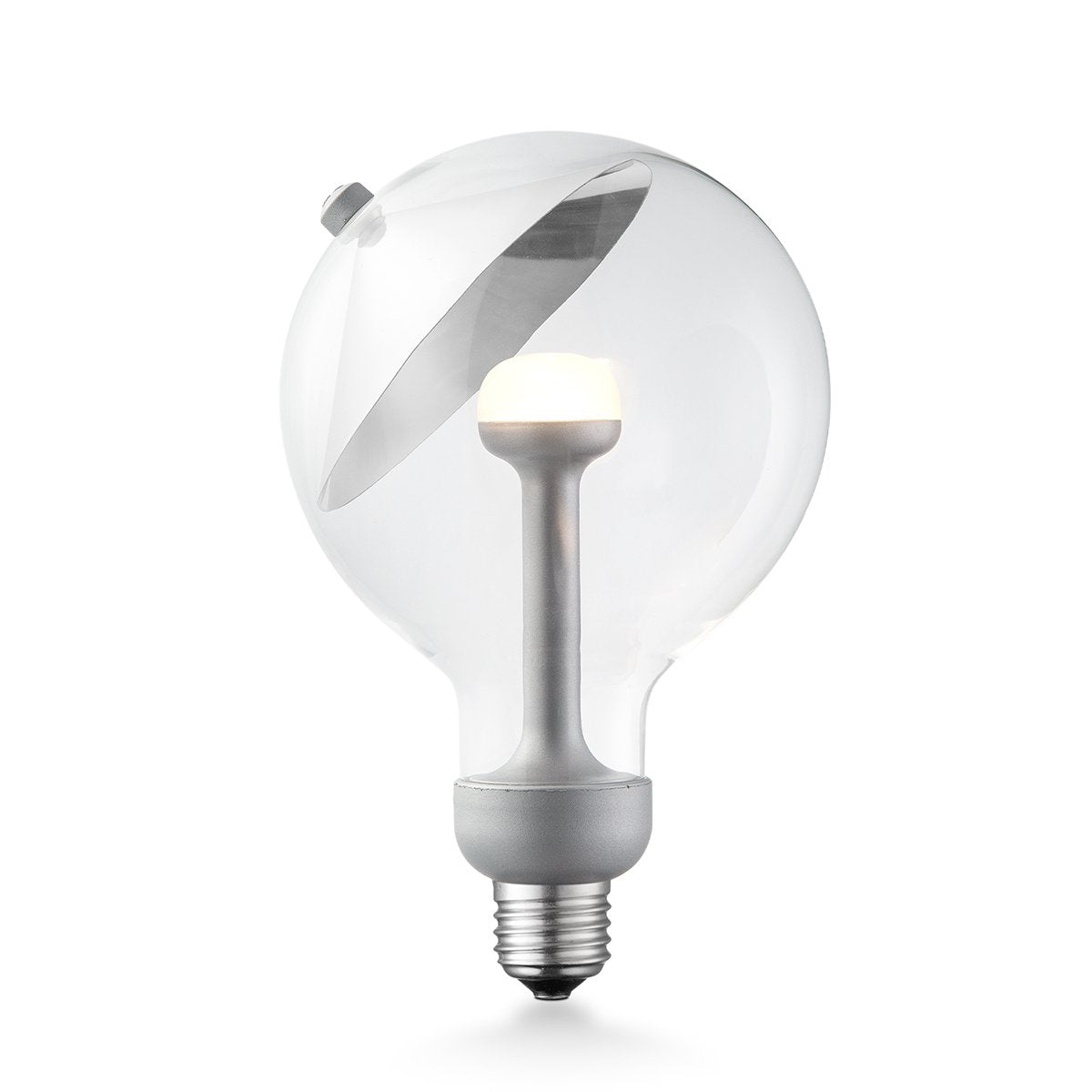 Home Sweet Home dimmbare LED-Lampe Cone silber G120 E27 5W 400Lm