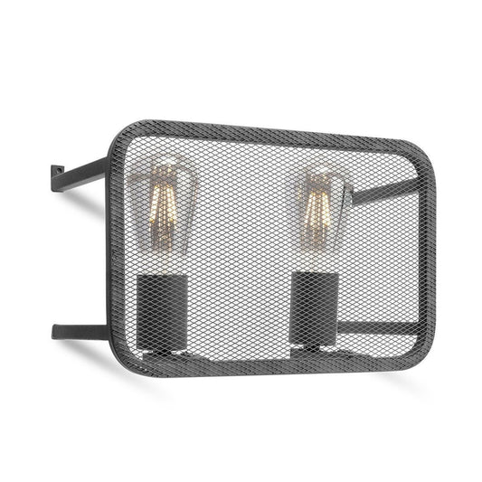 Home Sweet Home Moderne Wandleuchte Weave | 30/15/20cm | Schwarz | E27