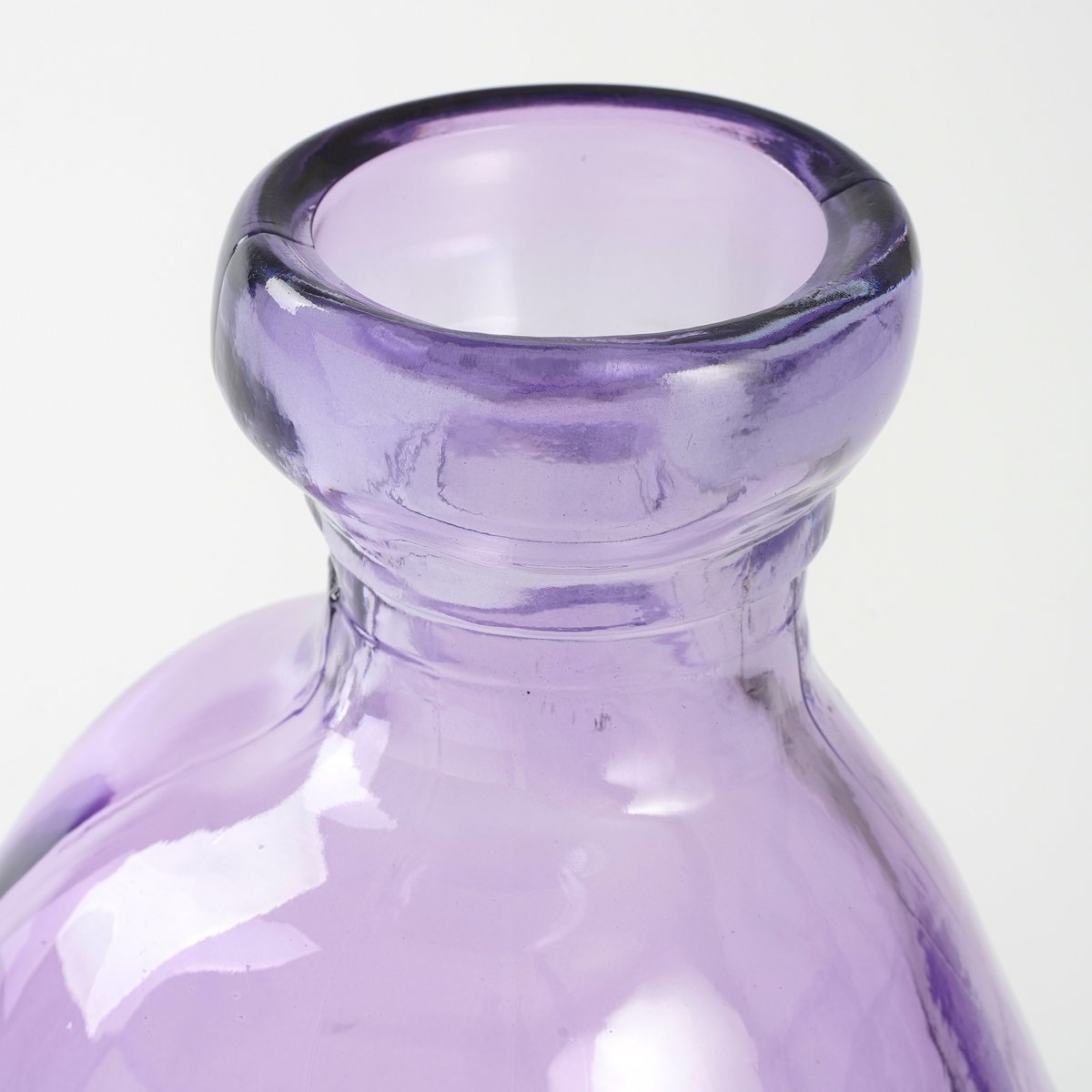 Pinto Vase - H51 x Ø22 cm - Recyceltes Glas - Lila