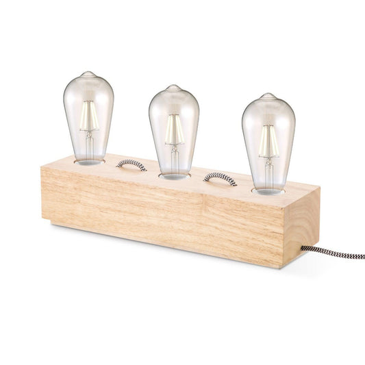 Home Sweet Home Ländliche Tischlampe Ivy – 10/10/8 cm