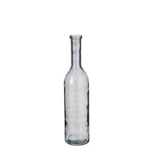 Rioja-Flaschenvase – H75 x Ø18 cm – recyceltes Glas – Dunkelgrau