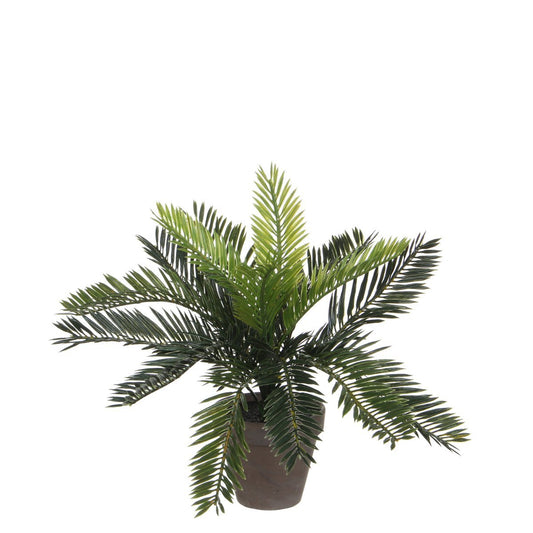 Künstliche Cycas-Palme im Blumentopf Stan – H33 x Ø34 cm – Grün