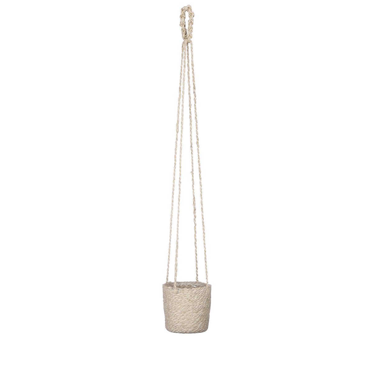 Atlantic Korb für Pflanzen – 2er-Set – H16 x Ø16 cm – Creme