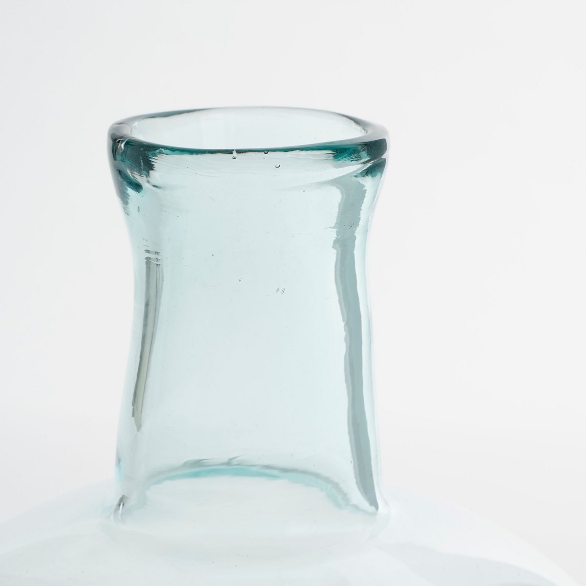 Lilou Vase - H31 x Ø22 cm - Recyceltes Glas - Transparent