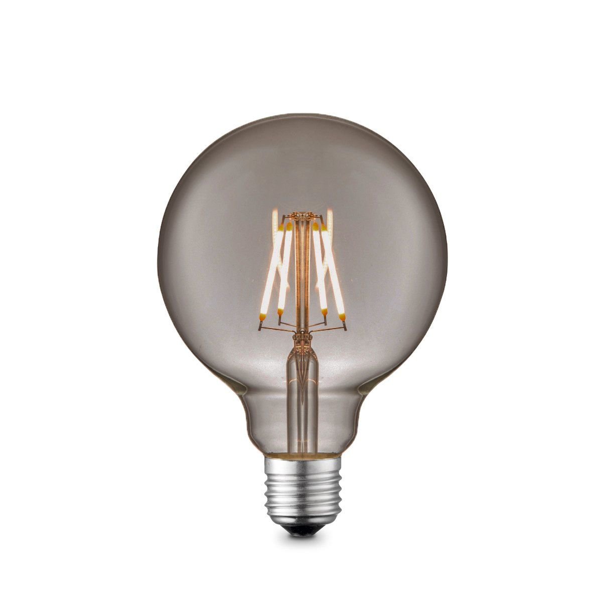 Home Sweet Home dimmbare LED Globe Deco E27 G95 6W 160Lm 1800K Rauch