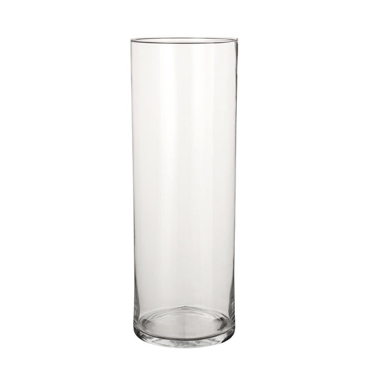 Carly Vase – H55 x Ø19 cm – Zylinder – Transparent