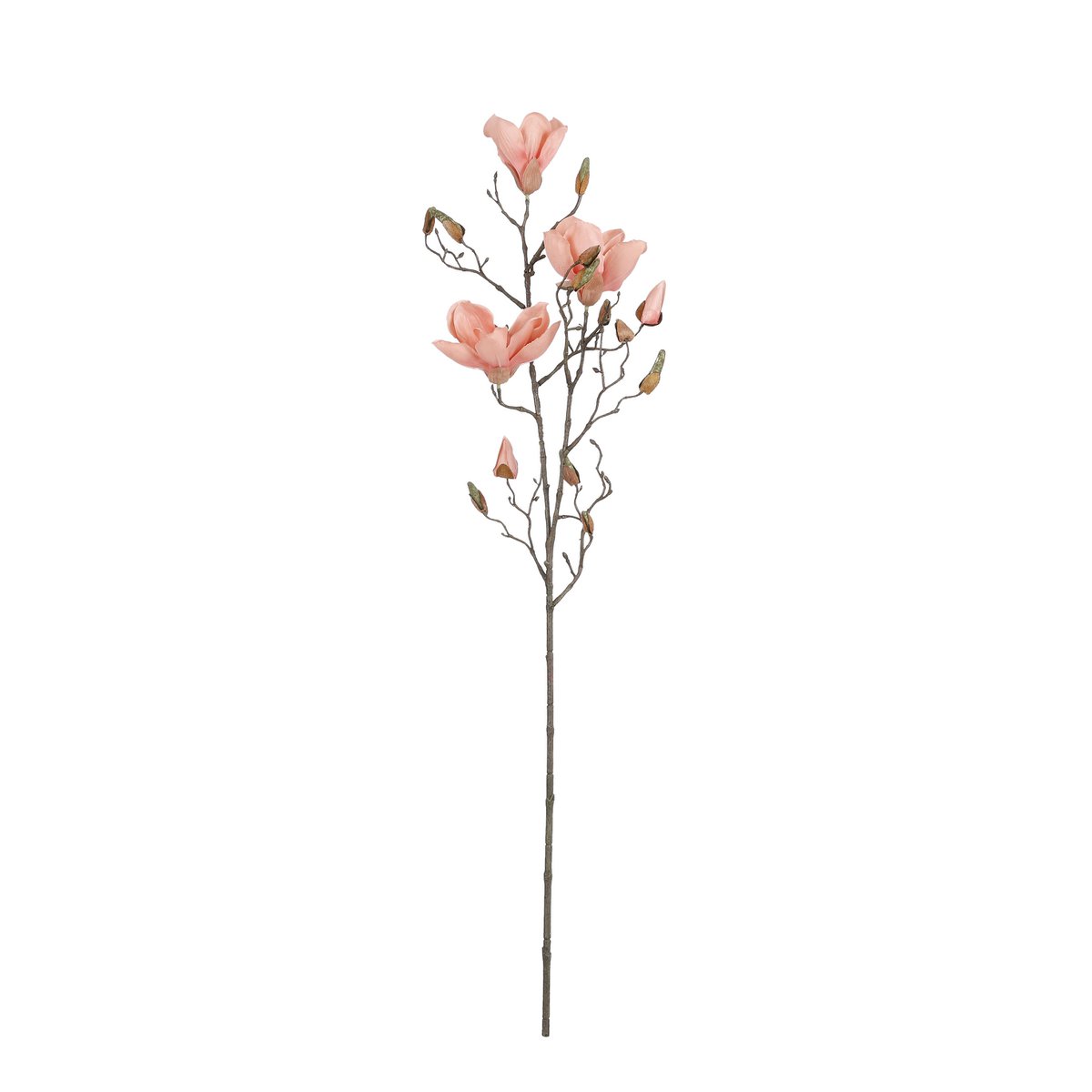 Künstliche Magnolienblume – H88 cm – Pfirsich
