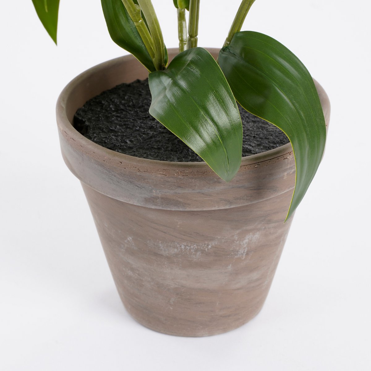 Künstliche Tigerlilie im Blumentopf Stan – H47 x Ø45 cm – Weiß