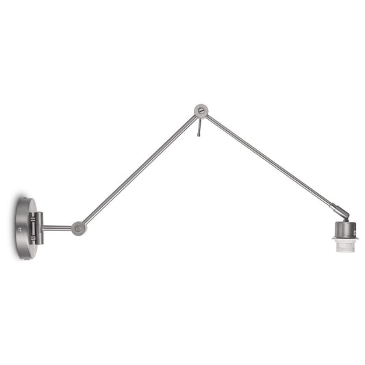 Home Sweet Home Wandleuchte Shift 70/70/32 cm – Gebürsteter Stahl