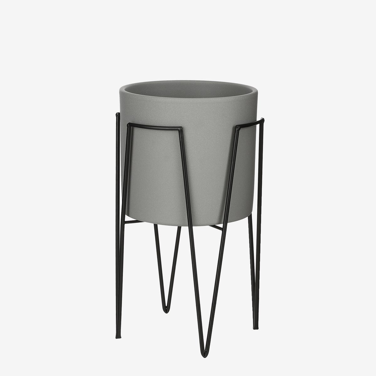 Blom Pflanzenständer – L25 x B25 x H38 cm – Metall – Schwarz