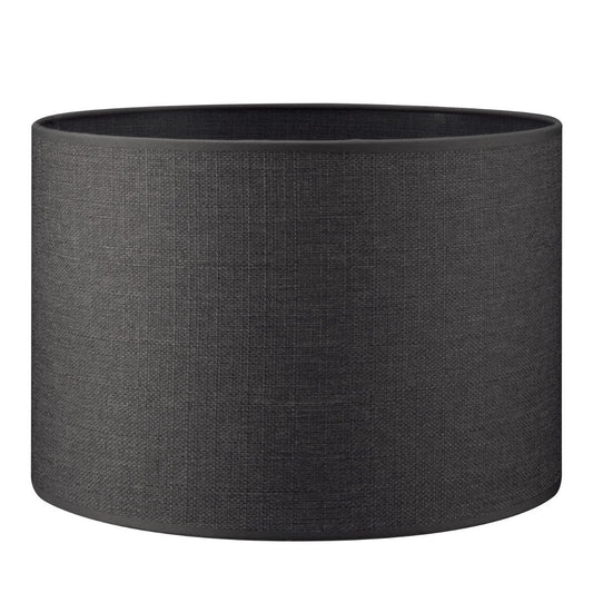 Home Sweet Home Lampenschirm Canvas Anthrazit - B:30xT:30xH:20cm