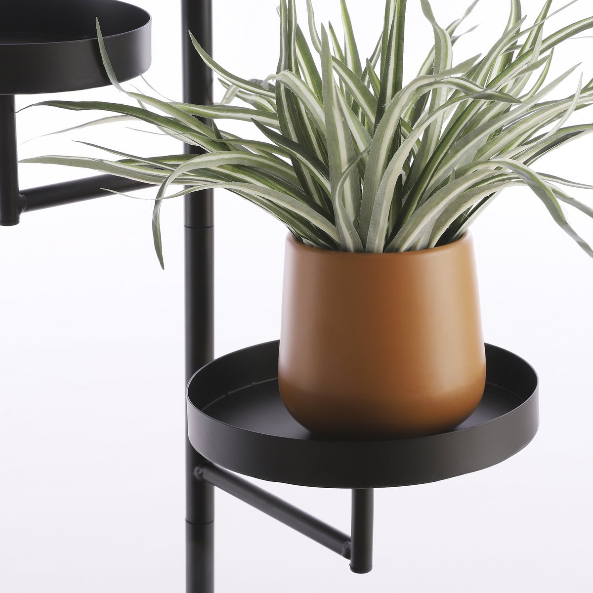 Perry Wandregal – L36 x B30 x H120 cm – Metall – Schwarz