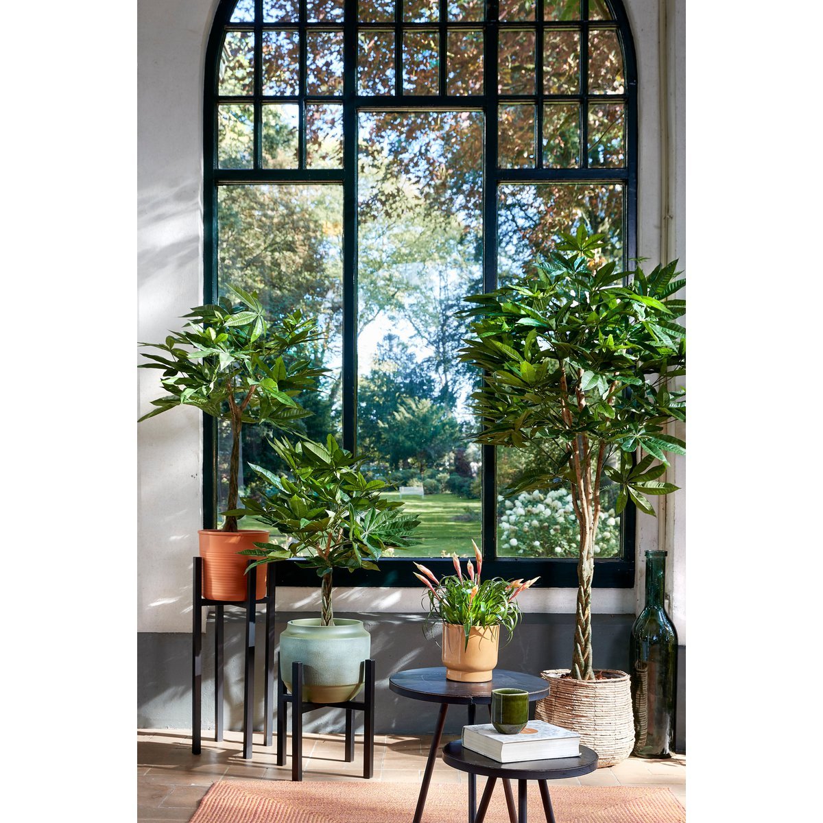 Künstliche Pflanze Pachira – H80 x Ø60 cm – Grün